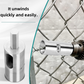 9-Gauge Fence Wire Twister for 3-Jaw Drill Chuck
