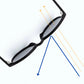 Retro Translucent Framed Glasses with Blue Light Filtering Lenses