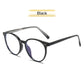 Retro Translucent Framed Glasses with Blue Light Filtering Lenses