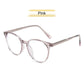 Retro Translucent Framed Glasses with Blue Light Filtering Lenses