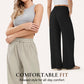 Lightweight Summer Linen Pants Solid Color Drawstring Casual Pants - Breathable & Skin-Friendly