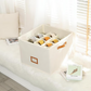 ⏰🔥LIMITED TIME 50% OFF! 👟 Fabric Shoe Organizer Storage Box – Foldable, Large Capacity, Dustproof & Breathable for Closet & Bedroom 🧺✨-UK