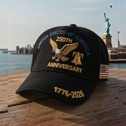 USA 250th Anniversary Baseball Cap