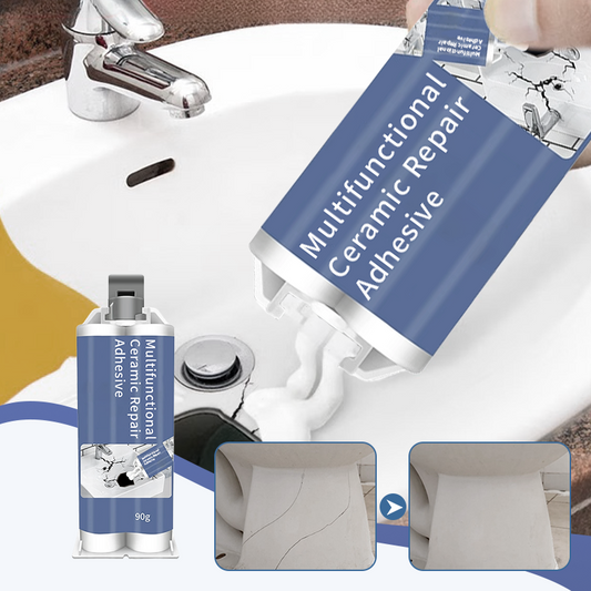 Multifunctional Ceramic Repair Adhesive – Strong Bond, Quick Drying & Waterproof ✨