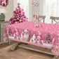 Joyful Festive Classic Christmas Tablecloth