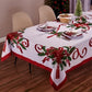 Joyful Festive Classic Christmas Tablecloth