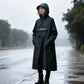 Waterproof Long Raincoat with Hood for Scooter
