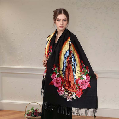 🎄Early Christmas sale - 49% discount💞Women's Elegant Soft Fringe Scarf🧣