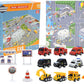 🎁🔥FLASH SALE Half‑Price! Boys Construction Truck Advent Calendar, 24 Surprise Toy Sets 🎁