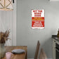 Metal Sign for Private Property Decor