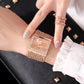 ⏳Time-Limited Special⏰Ladies Rhinestone Quartz Square Watch⌚