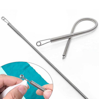 🪡 BUY 1 GET 1 FREE ! 💫 Multi-Function Foldable Spring Drawstring Threader Tool – Easy to Use, Portable & for Cords, Wires & Laces ⚡