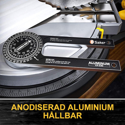📏 18cm Aluminum Mitre Saw Conveyor | Precision Angle Finder