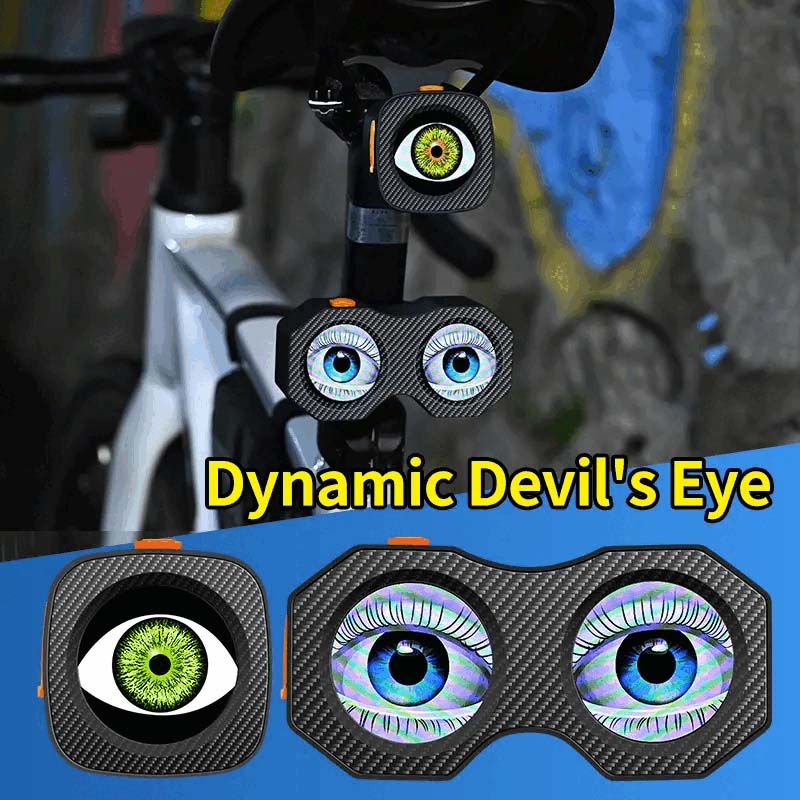 🔥New Year's Special Offer:50% OFF🎉Dynamic Devil's Eye Bicycle Tailligh ...