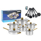 Stainless Steel Non-Stick Cookware Set