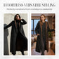 🔥Women’s Vintage Fuzzy-Lined Long Coat With Hood