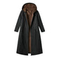 🔥Women’s Vintage Fuzzy-Lined Long Coat With Hood