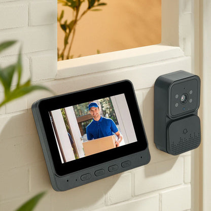 Wireless Video doorbell with Monitor & Camera