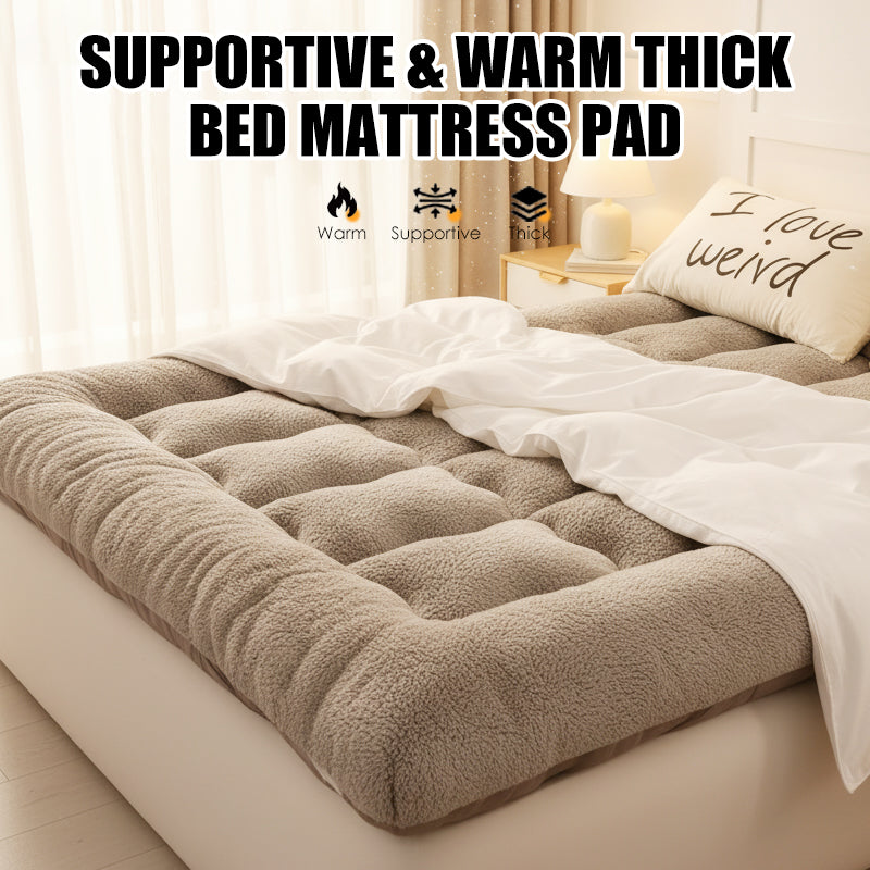 Supportive & Warm Thick Bed Mattress Pad – forubom