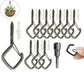 📢📢50% OFF !! ⏰ 20Pcs Square Snap Clips Hooks – Secure Lock, Versatile & Durable for Bonsai, Lights & Decor ✨