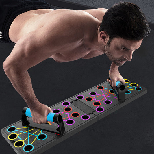 Foldable & Multi-functional Pushup Board for Workout