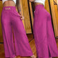 📢📢50%  OFF !! ⏰Women's High-Waist Wide-Leg Trousers with Belt Accent
