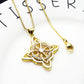 Unisex Witch Knot Pendant Necklace