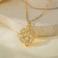 Unisex Witch Knot Pendant Necklace