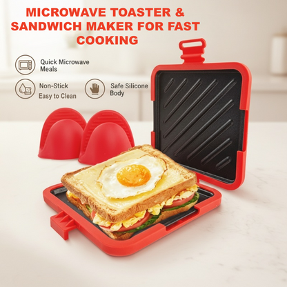 🥙New Arrivals 50% Off!🔥Microwave Toaster & Sandwich Maker For Fast Cooking
