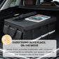 Foldable Car Trunk Storage Organizer with Lid