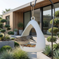 Modern Teardrop Hanging Bird Feeder
