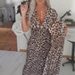 🌻2026 Summer Hot Sale-50% OFF!!👗✨Women's V-Neck Leopard Print Dress