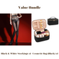 📢📢50% OFF!!⏰Value Bundle: 8D Oil-Sheen Rose Lace Stockings + Cosmetic Bag