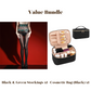 📢📢50% OFF!!⏰Value Bundle: 8D Oil-Sheen Rose Lace Stockings + Cosmetic Bag