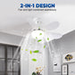 🏆LAST DAY SALE 49% OFF🔥SmartBreez™ LED Ceiling Fan Light – 20.5” Ultra-Quiet with Remote 🎯 | E27 + FREE B22 Adapter 🔌 | For Bedroom 😴, Kitchen 👩‍🍳 & Garage 🛠️ – UK Ready! 🇬🇧