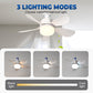 🏆LAST DAY SALE 49% OFF🔥SmartBreez™ LED Ceiling Fan Light – 20.5” Ultra-Quiet with Remote 🎯 | E27 + FREE B22 Adapter 🔌 | For Bedroom 😴, Kitchen 👩‍🍳 & Garage 🛠️ – UK Ready! 🇬🇧