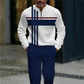 ⏳Time-Limited Special⏰Men's Graphic Print Pullover & Pants Set – Street Style, Comfort Fit & Casual Look 👖