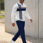 ⏳Time-Limited Special⏰Men's Graphic Print Pullover & Pants Set – Street Style, Comfort Fit & Casual Look 👖