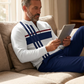⏳Time-Limited Special⏰Men's Graphic Print Pullover & Pants Set – Street Style, Comfort Fit & Casual Look 👖