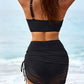 Women's High Waisted Mesh Bikini Set