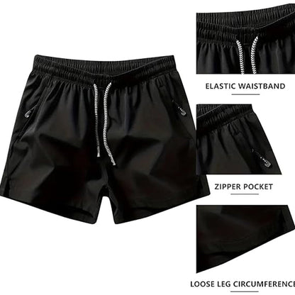 🩳 50% OFF NOW! ⚡ Quick-Dry Athletic Shorts – Zipper Pockets & Cool-Touch Fabric 🏃