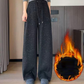 Women‘s Shimmering High-Waist Wide-Leg Pants