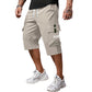 Men's Casual Drawstring Capri Cargo Pants