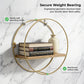 Round Metal Wall-Mounted Shelf