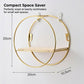 Round Metal Wall-Mounted Shelf