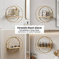 Round Metal Wall-Mounted Shelf