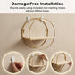 Round Metal Wall-Mounted Shelf
