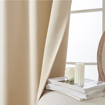 🌤️🌙New arrival 50% OFF!🛌Solid Color Blackout Curtain