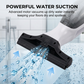 Electric Window Vacuum Cleaner with Extension Rod