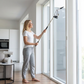 Electric Window Vacuum Cleaner with Extension Rod
